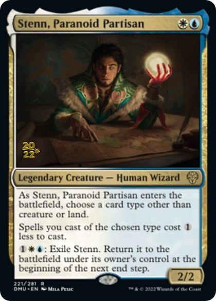 Stenn, Paranoid Partisan, Prerelease Cards 221