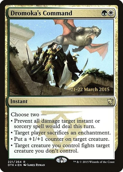 Dromoka's Command, Prerelease Cards 221