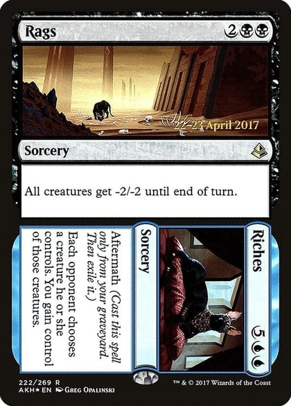 Rags // Riches, Prerelease Cards 222