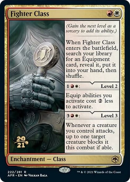 Fighter Class, Prerelease Cards 222