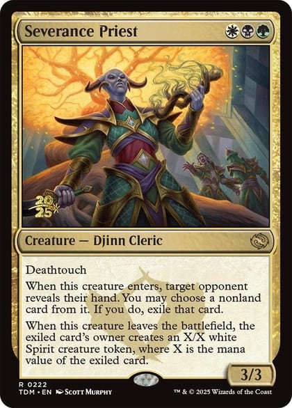 Severance Priest, Prerelease Cards 222