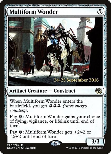 Multiform Wonder, Prerelease Cards 223
