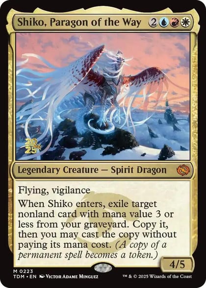Shiko, Paragon of the Way, Prerelease Cards 223