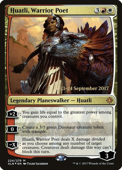 Huatli, Warrior Poet, Prerelease Cards 224