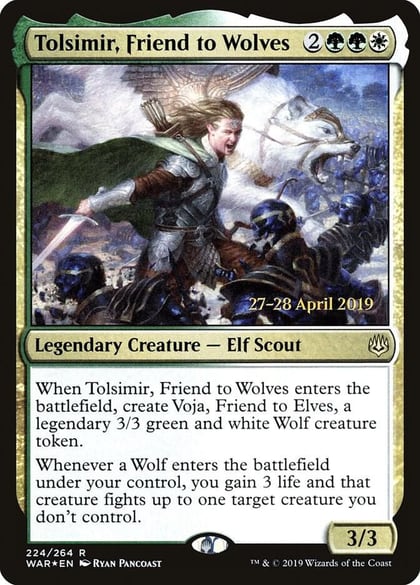 Tolsimir, Friend to Wolves, Prerelease Cards 224