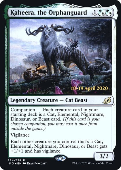 Kaheera, the Orphanguard, Prerelease Cards 224