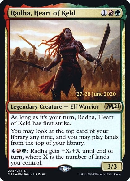 Radha, Heart of Keld, Prerelease Cards 224