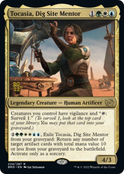 Tocasia, Dig Site Mentor, Prerelease Cards 224