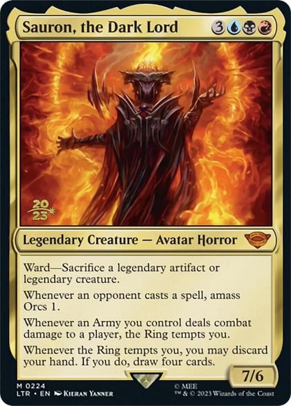 Sauron, the Dark Lord, Prerelease Cards 224
