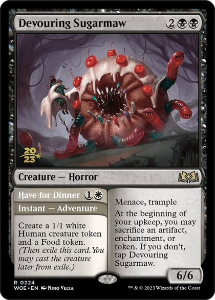 Devouring Sugarmaw, Prerelease Cards 224