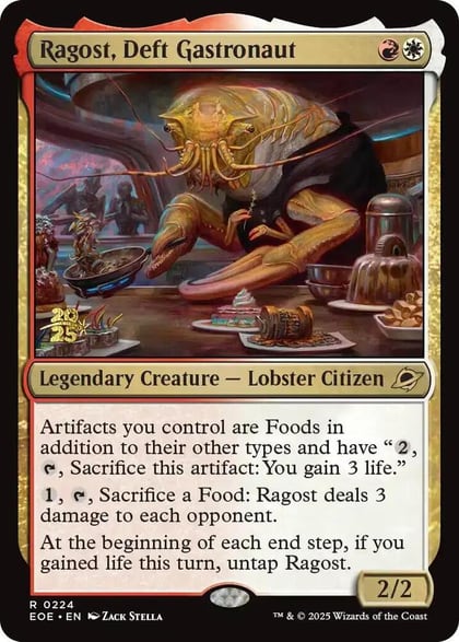 Ragost, Deft Gastronaut, Prerelease Cards 224