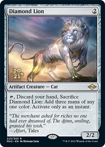 Diamond Lion, Prerelease Cards 225