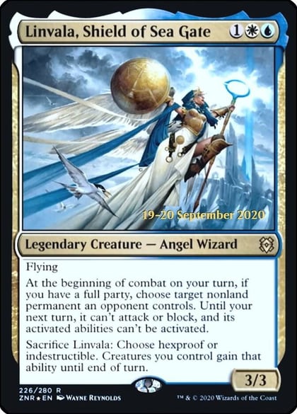 Linvala, Shield of Sea Gate, Prerelease Cards 226