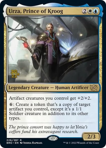 Urza, Prince of Kroog, Prerelease Cards 226