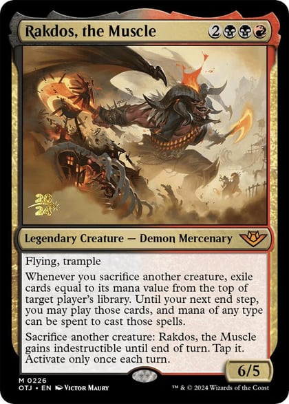 Rakdos, the Muscle, Prerelease Cards 226