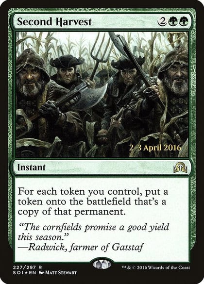 Second Harvest, Prerelease Cards 227