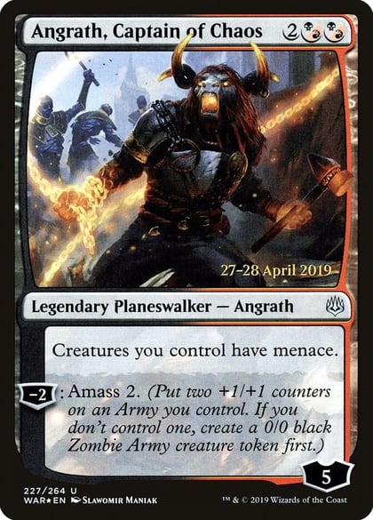 Angrath, Captain of Chaos, Prerelease Cards 227