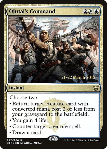 Ojutai's Command, Prerelease Cards 227