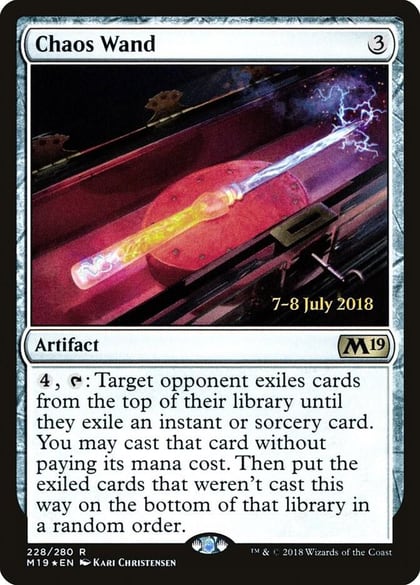 Chaos Wand, Prerelease Cards 228