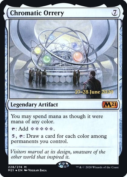 Chromatic Orrery, Prerelease Cards 228