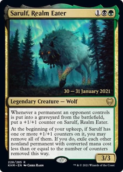 Sarulf, Realm Eater, Prerelease Cards 228