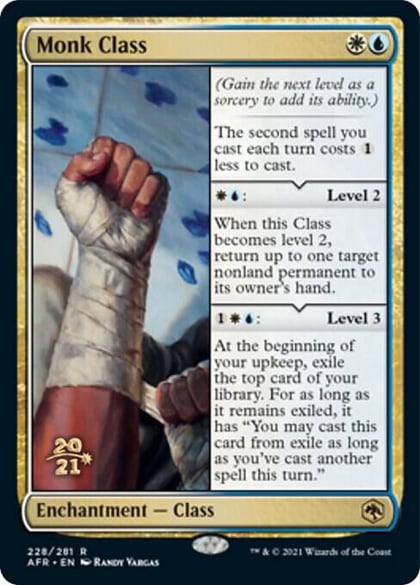 Monk Class, Prerelease Cards 228