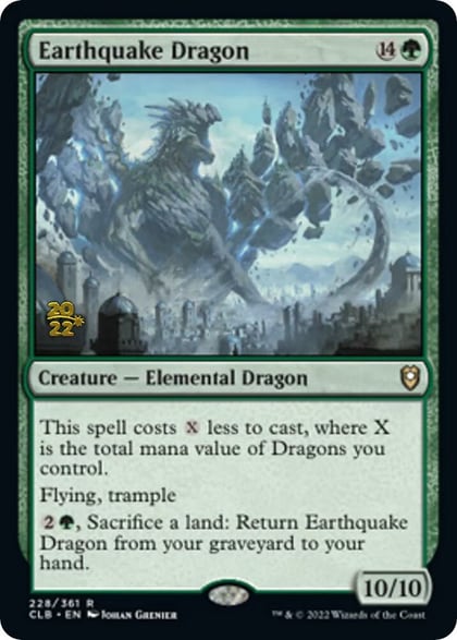 Earthquake Dragon, Prerelease Cards 228