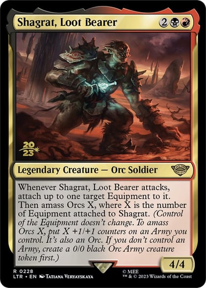 Shagrat, Loot Bearer, Prerelease Cards 228