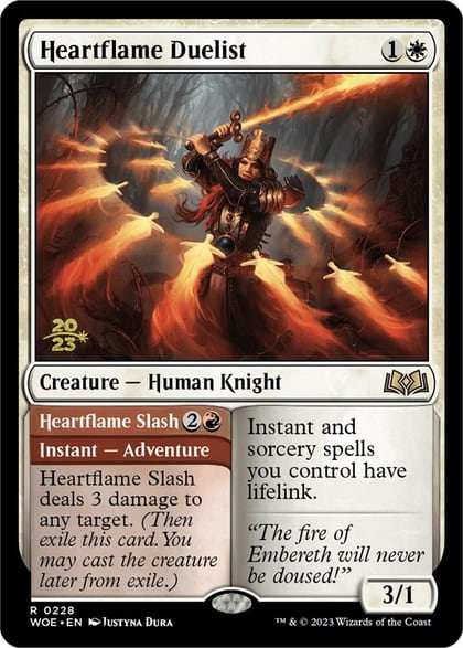 Heartflame Duelist, Prerelease Cards 228
