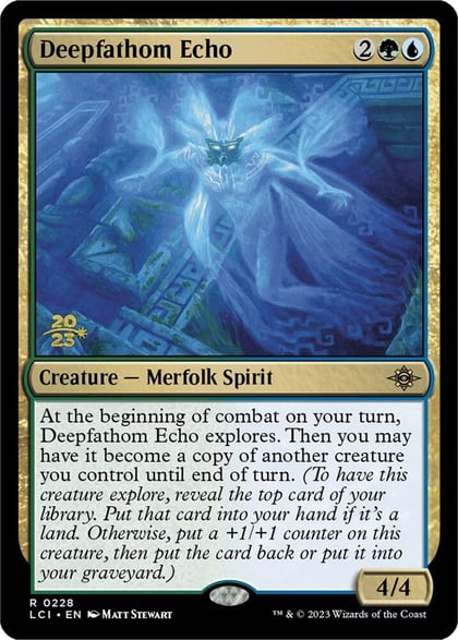 Deepfathom Echo, Prerelease Cards 228
