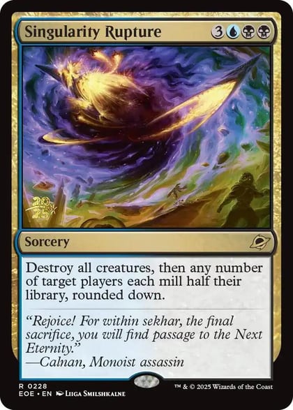 Singularity Rupture, Prerelease Cards 228