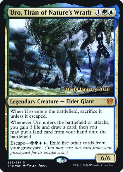 Uro, Titan of Nature's Wrath, Prerelease Cards 229