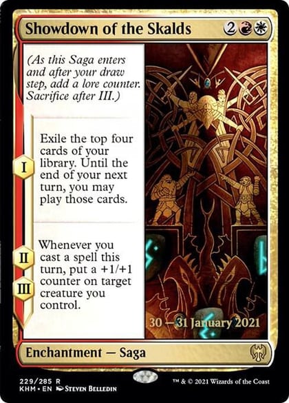 Showdown of the Skalds, Prerelease Cards 229