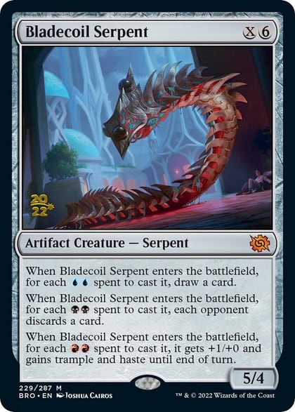 Bladecoil Serpent, Prerelease Cards 229
