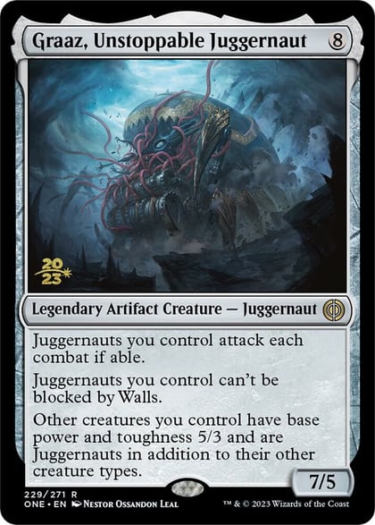 Graaz, Unstoppable Juggernaut, Prerelease Cards 229