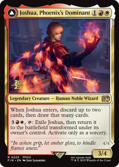 Joshua, Phoenix's Dominant, Prerelease Cards 229