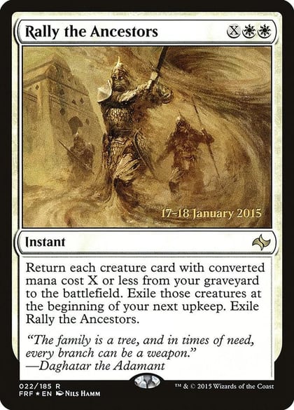 Rally the Ancestors, Prerelease Cards 22