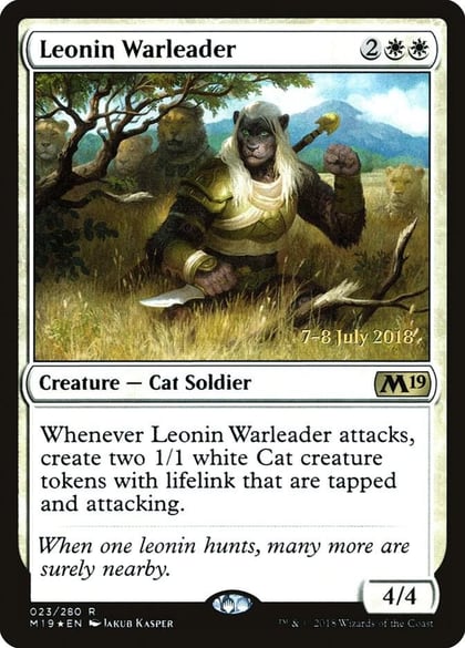 Leonin Warleader, Prerelease Cards 23