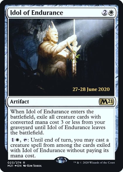 Idol of Endurance, Prerelease Cards 23