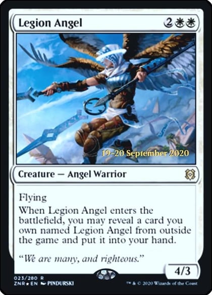 Legion Angel, Prerelease Cards 23