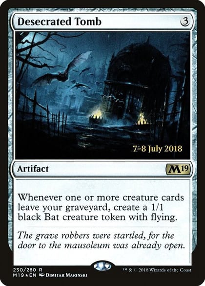 Desecrated Tomb, Prerelease Cards 230