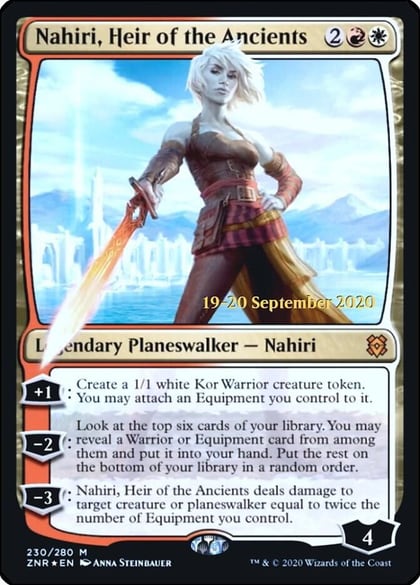 Nahiri, Heir of the Ancients, Prerelease Cards 230