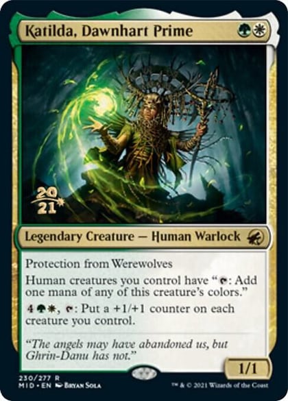 Katilda, Dawnhart Prime, Prerelease Cards 230