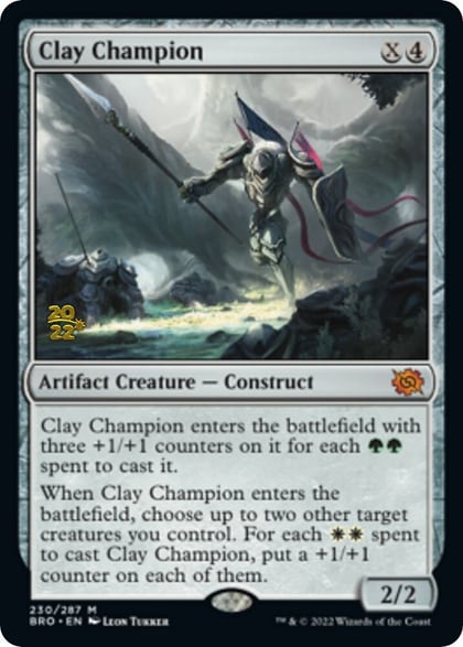 Clay Champion, Prerelease Cards 230