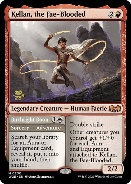 Kellan, the Fae-Blooded, Prerelease Cards 230
