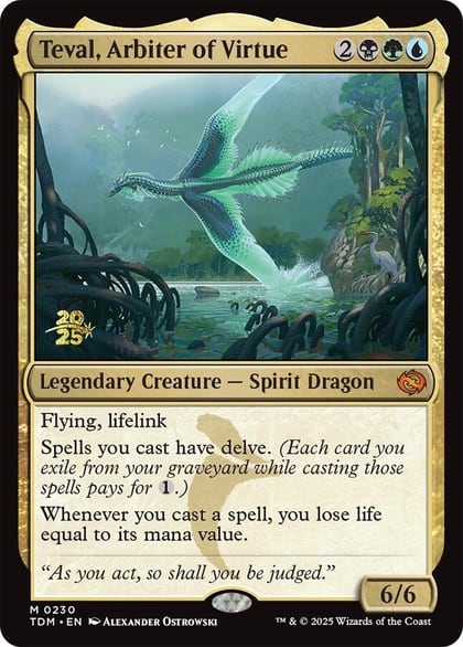 Teval, Arbiter of Virtue, Prerelease Cards 230