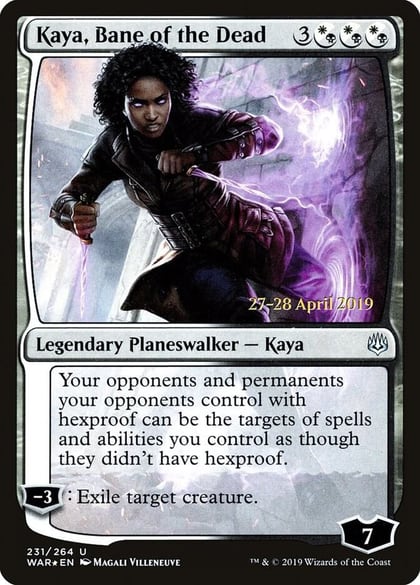 Kaya, Bane of the Dead, Prerelease Cards 231