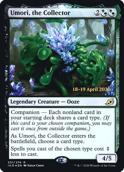Umori, the Collector, Prerelease Cards 231