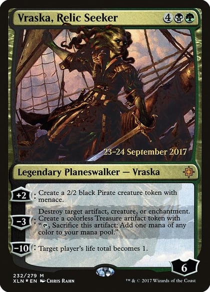 Vraska, Relic Seeker, Prerelease Cards 232
