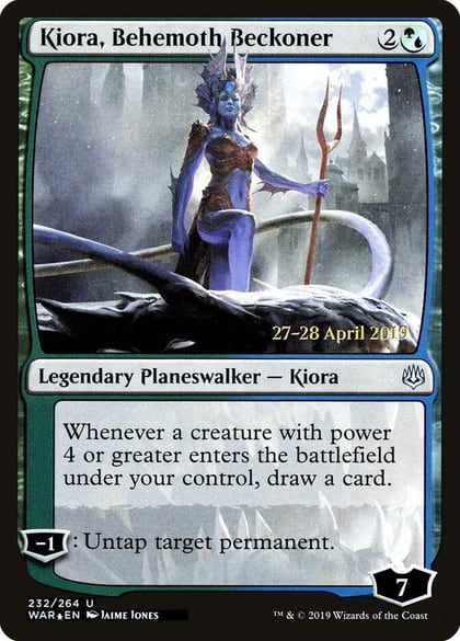 Kiora, Behemoth Beckoner, Prerelease Cards 232